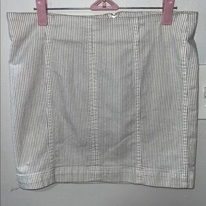 Free People Blue and White Striped Mini Skirt 8